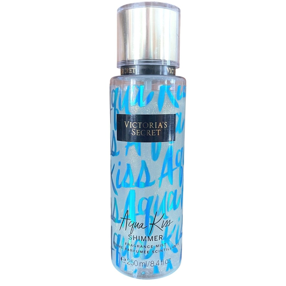 NEW Victoria's Secret Aqua Kiss Shimmer Fragrance Mist 8.4‎ fl oz Body Spray
